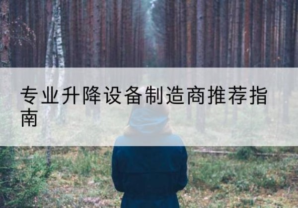 师宗电动剪叉升降平台厂家-专业升降设备制造商推荐指南